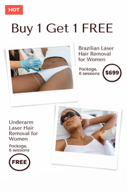 Female Brazilian Laser Hair Removal Package