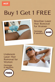 Female Brazilian Laser Hair Removal Package