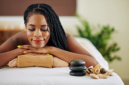 woman relaxing